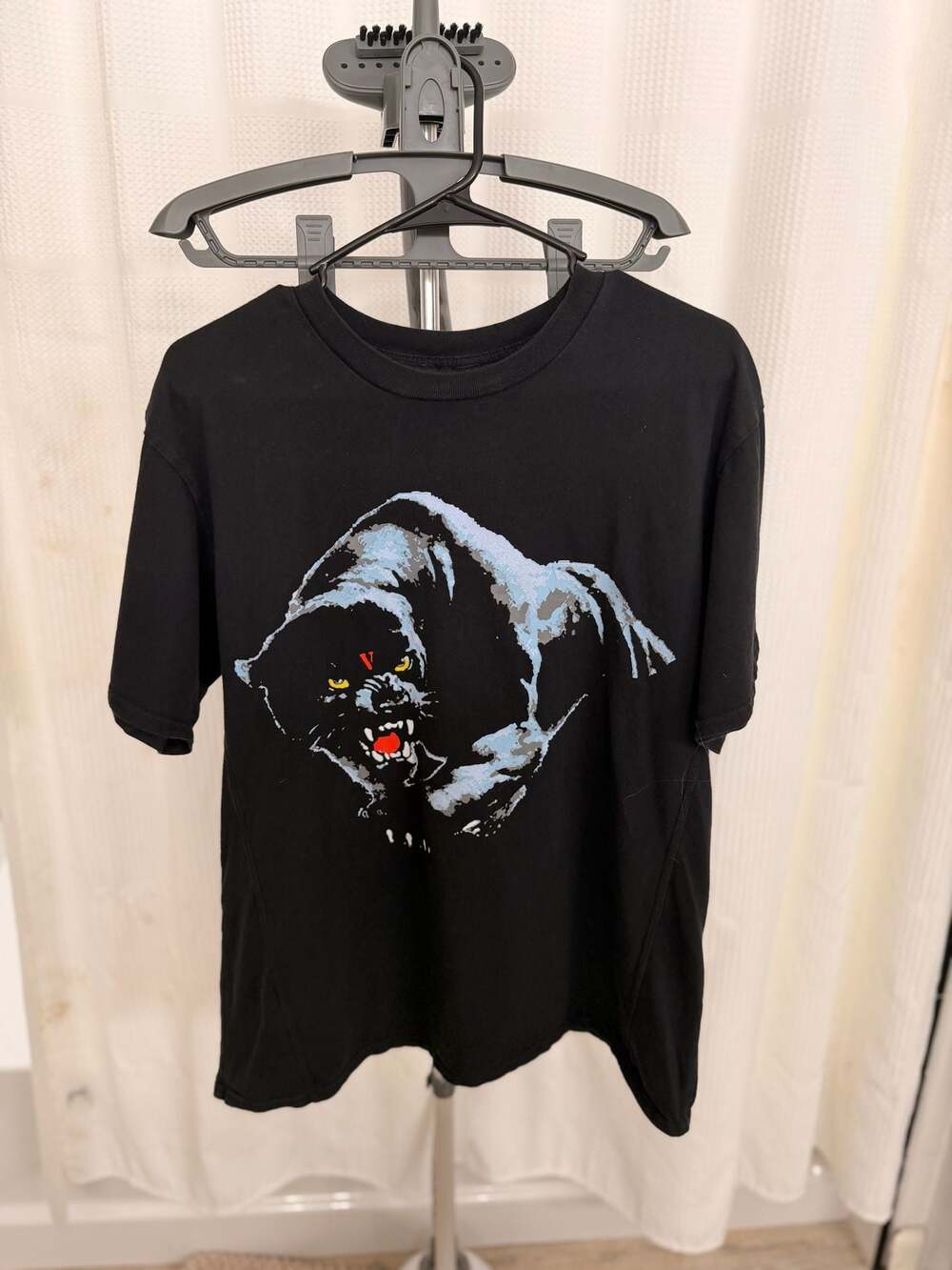 VLONE Panther Black Graphic T-Shirt